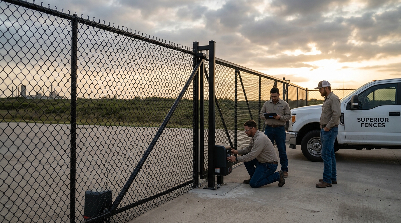 Small Business Fence Installation Cost in Matagorda County