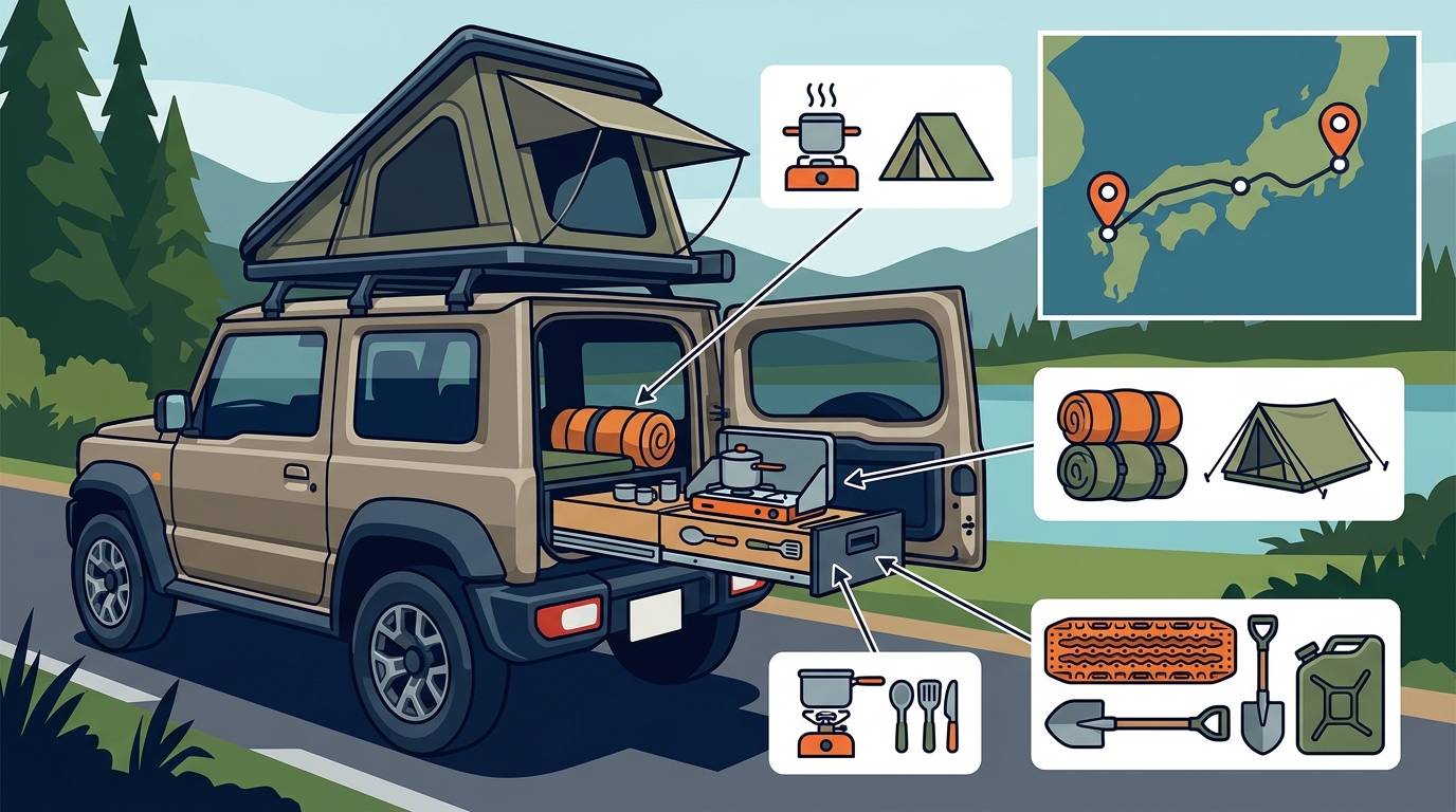 Stylish Overlanding Camper Van Rental in Tokyo | Overland Japan