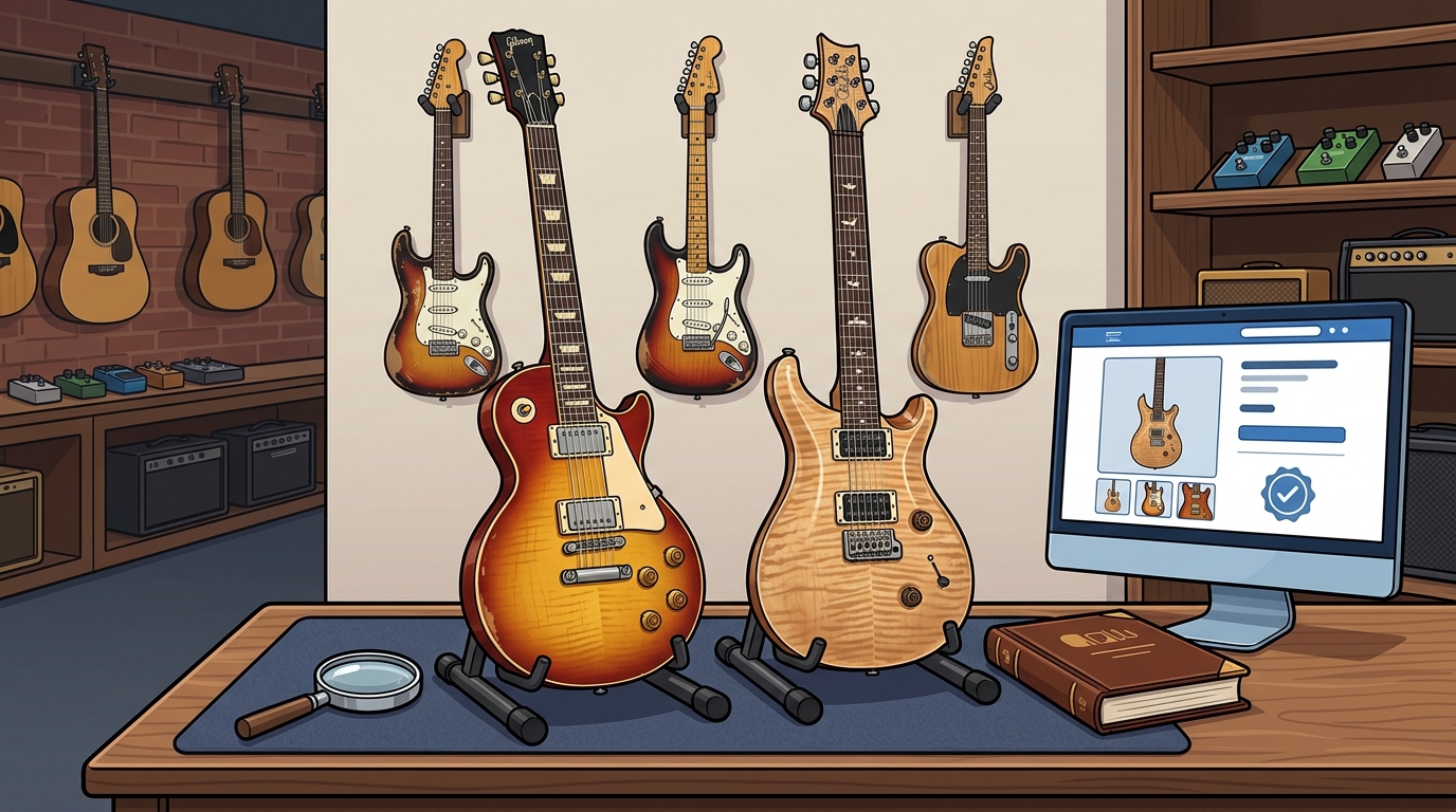 Where to Buy Quality Pre-Owned Vintage Boutique Guitars Online