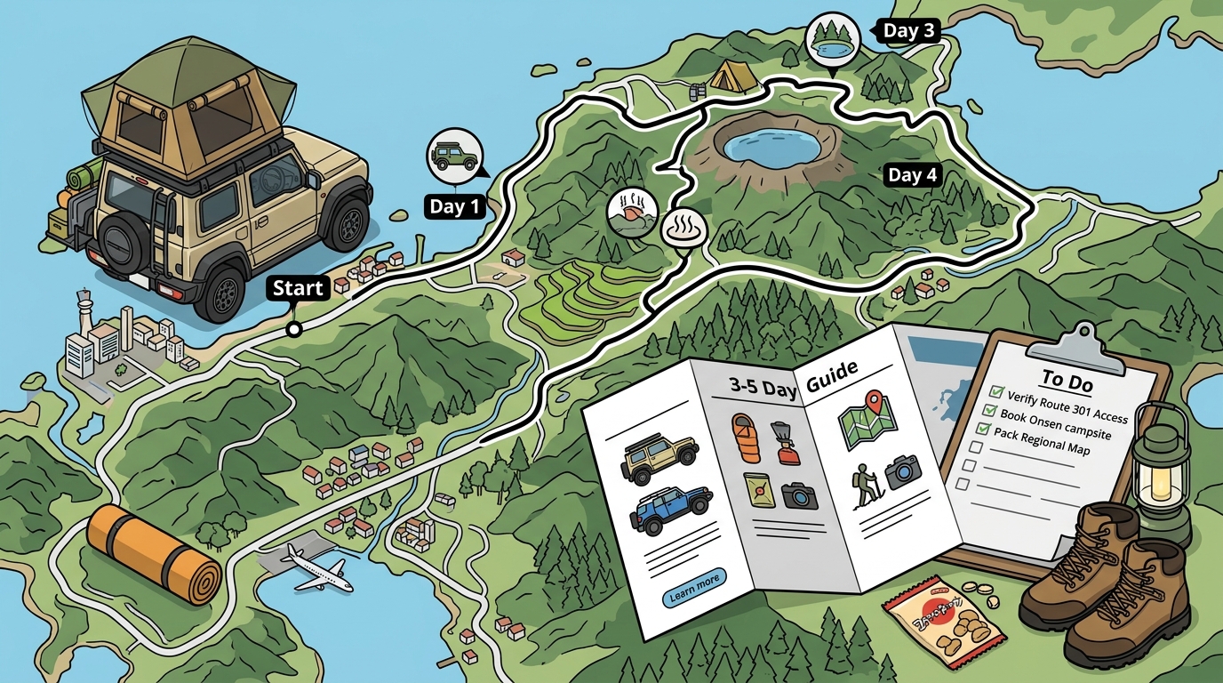 Best 3–5 Day Japan Camper Van Road Trip Guide