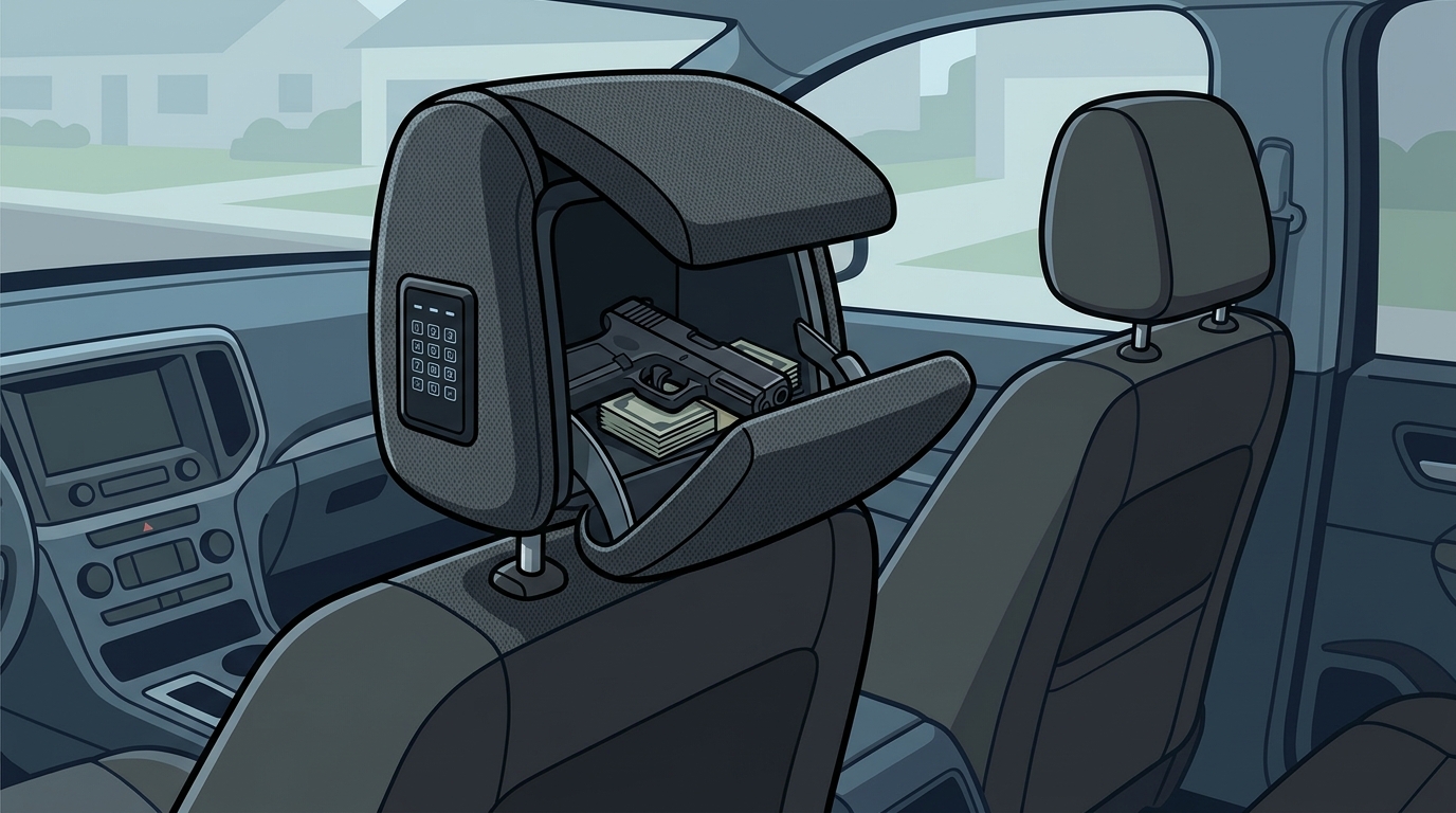 Can I Hide a Gun in My Car Headrest? The Ultimate Guide