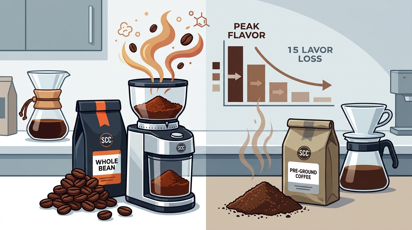 Benefits of Whole Bean Coffee: Freshness, Flavor & Health