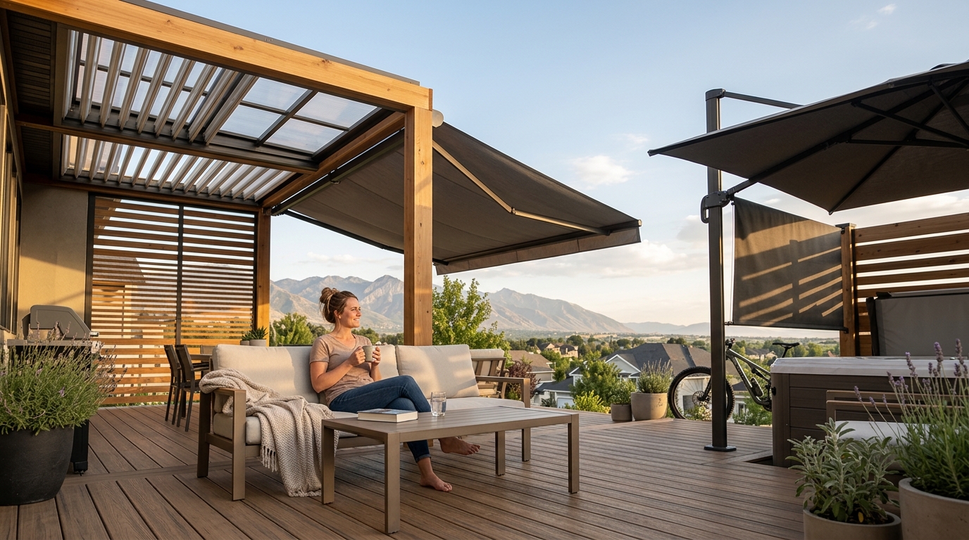Pergola vs Awning vs Cantilever: Best Deck Cover for Utah