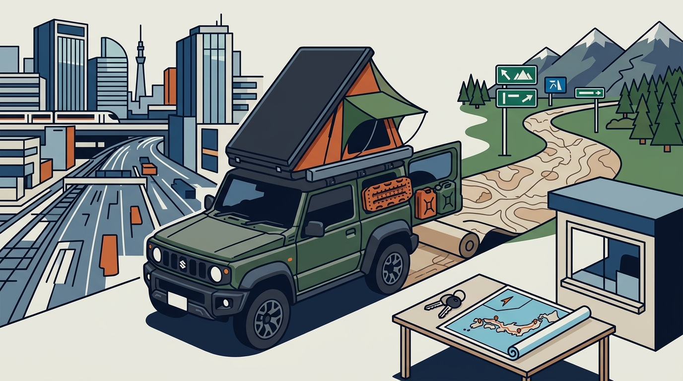 Pick Up a Camper Van in Central Tokyo: Overland Japan Guide
