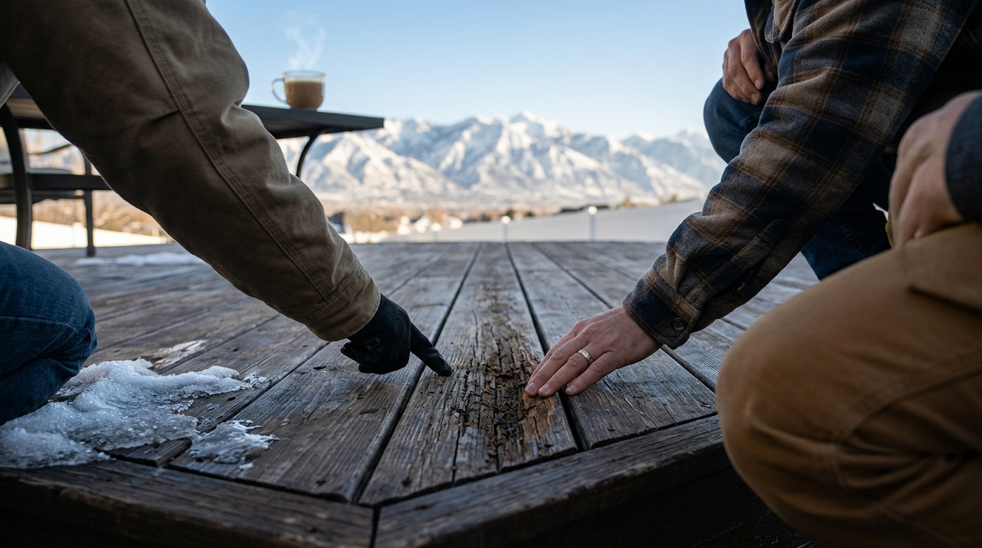 Fix Rotting Decks in Utah: Snow, Sun & Repair Guide