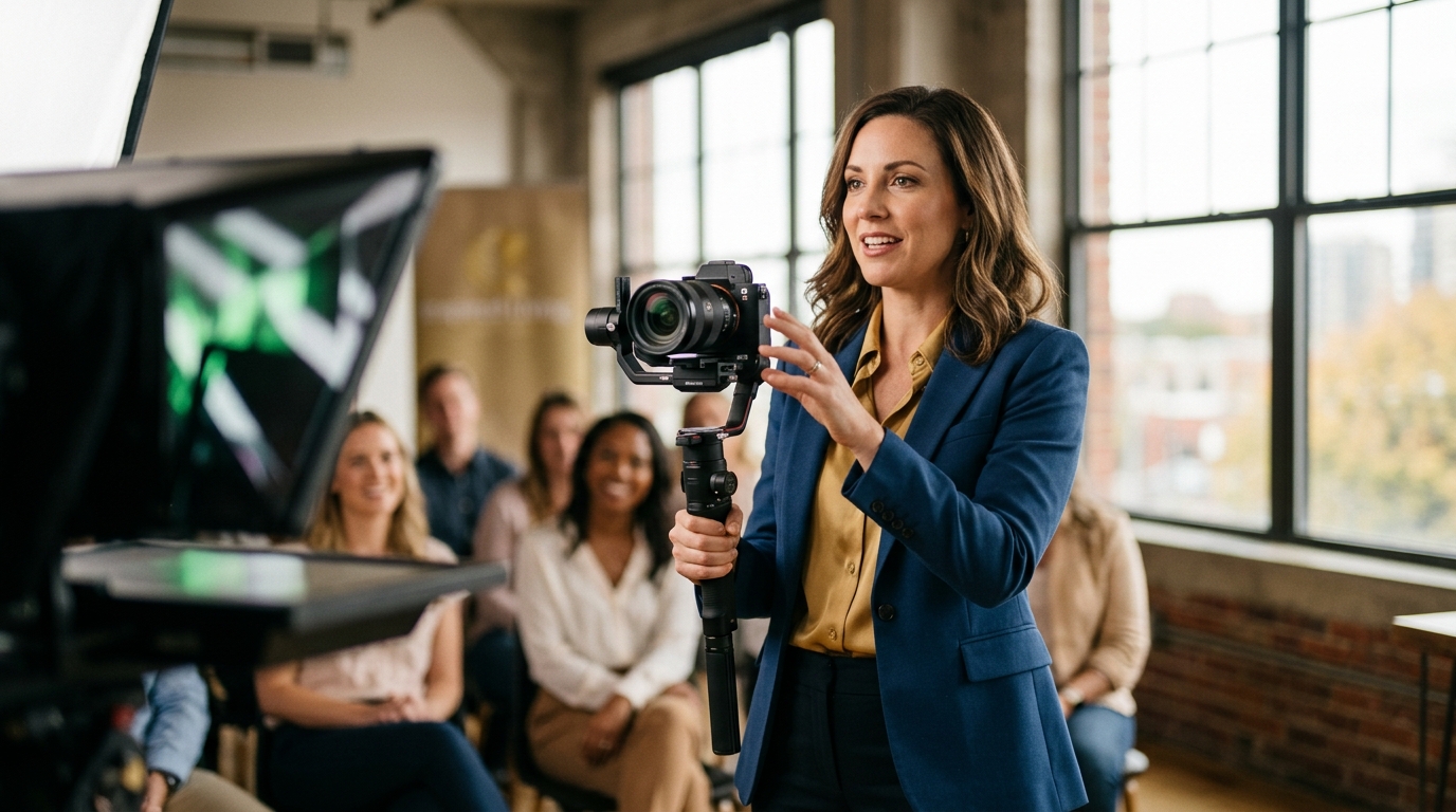 Video Content Creation & On-Camera Training for Entrepreneurs