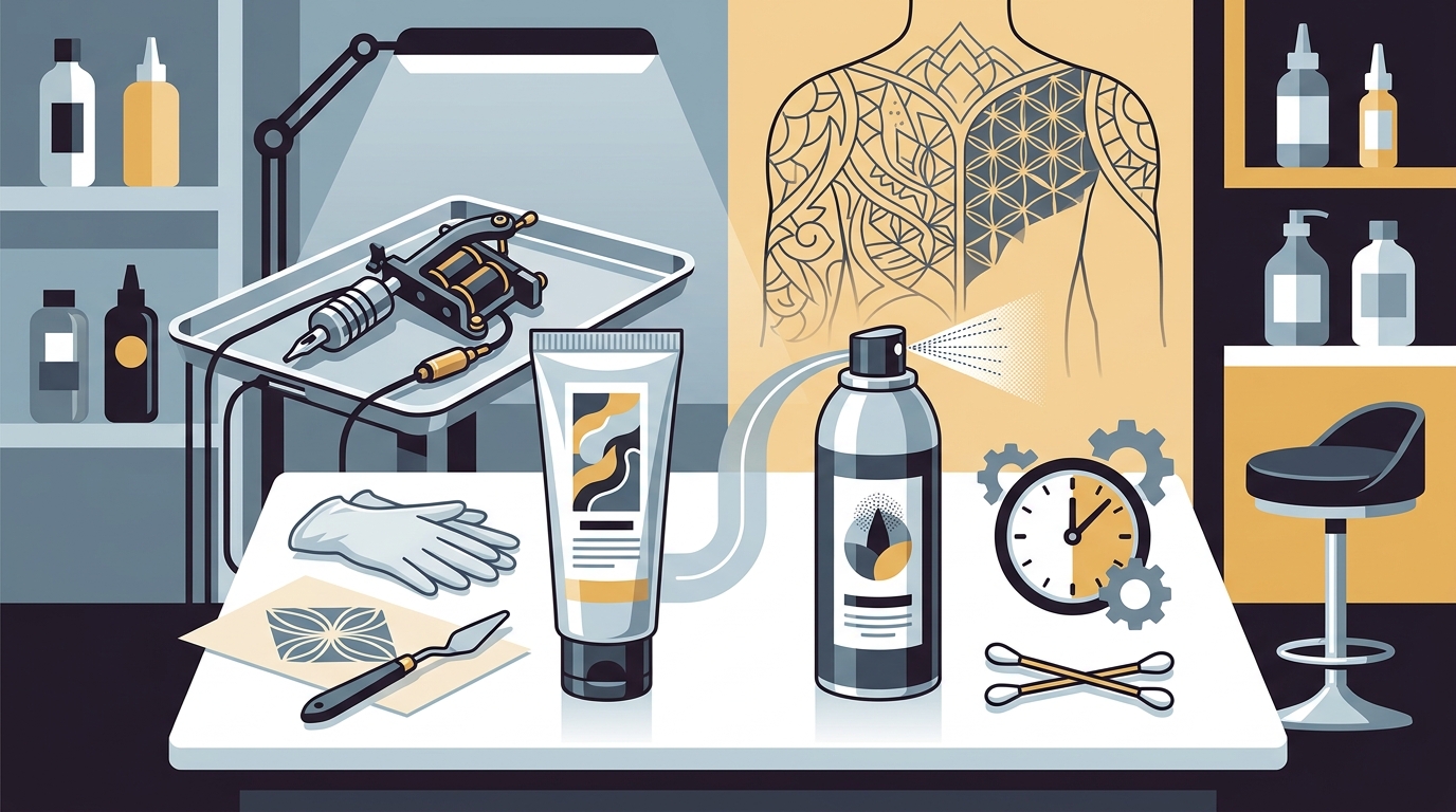 Tattoo Numbing Cream vs Spray: Best for Long Sessions
