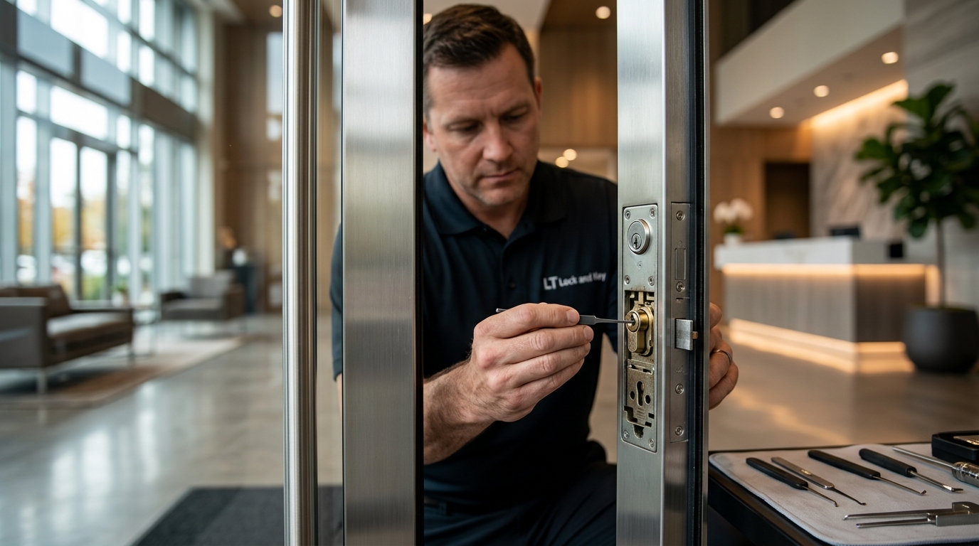 Can a Locksmith Repair High-Security Commercial Door Hardware?