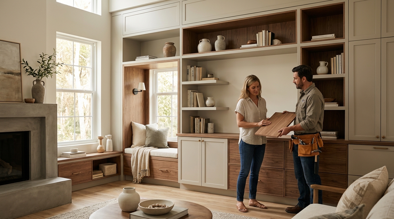 Best Materials for Built-Ins: Wood, MDF & More