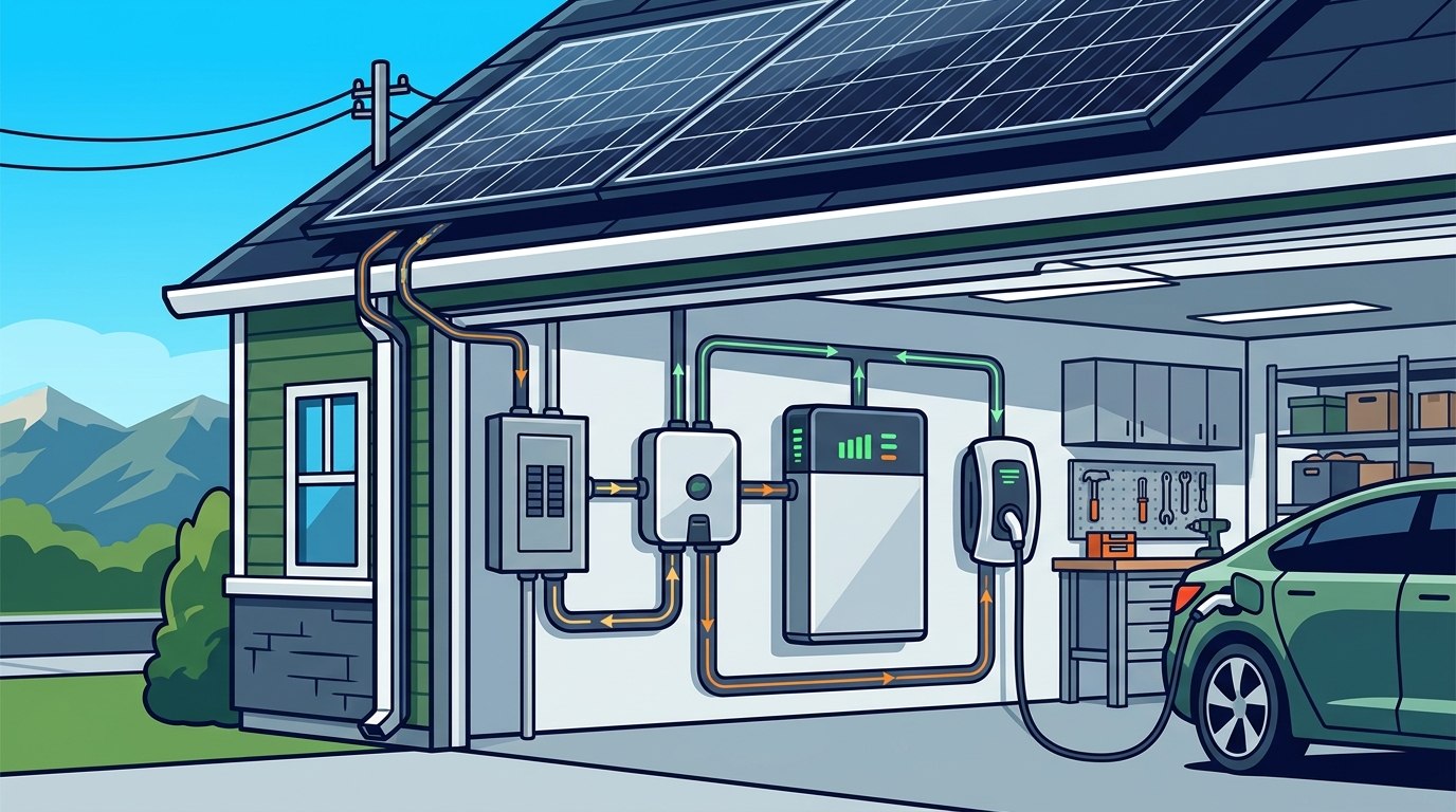How to Add an EV Charger and Battery to Your Solar System