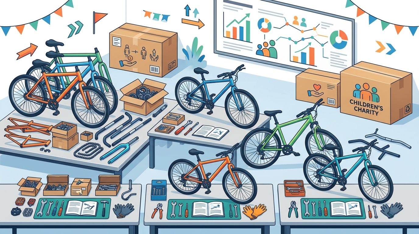 How to Organize a Charity Bike Building Event for Corporate Con