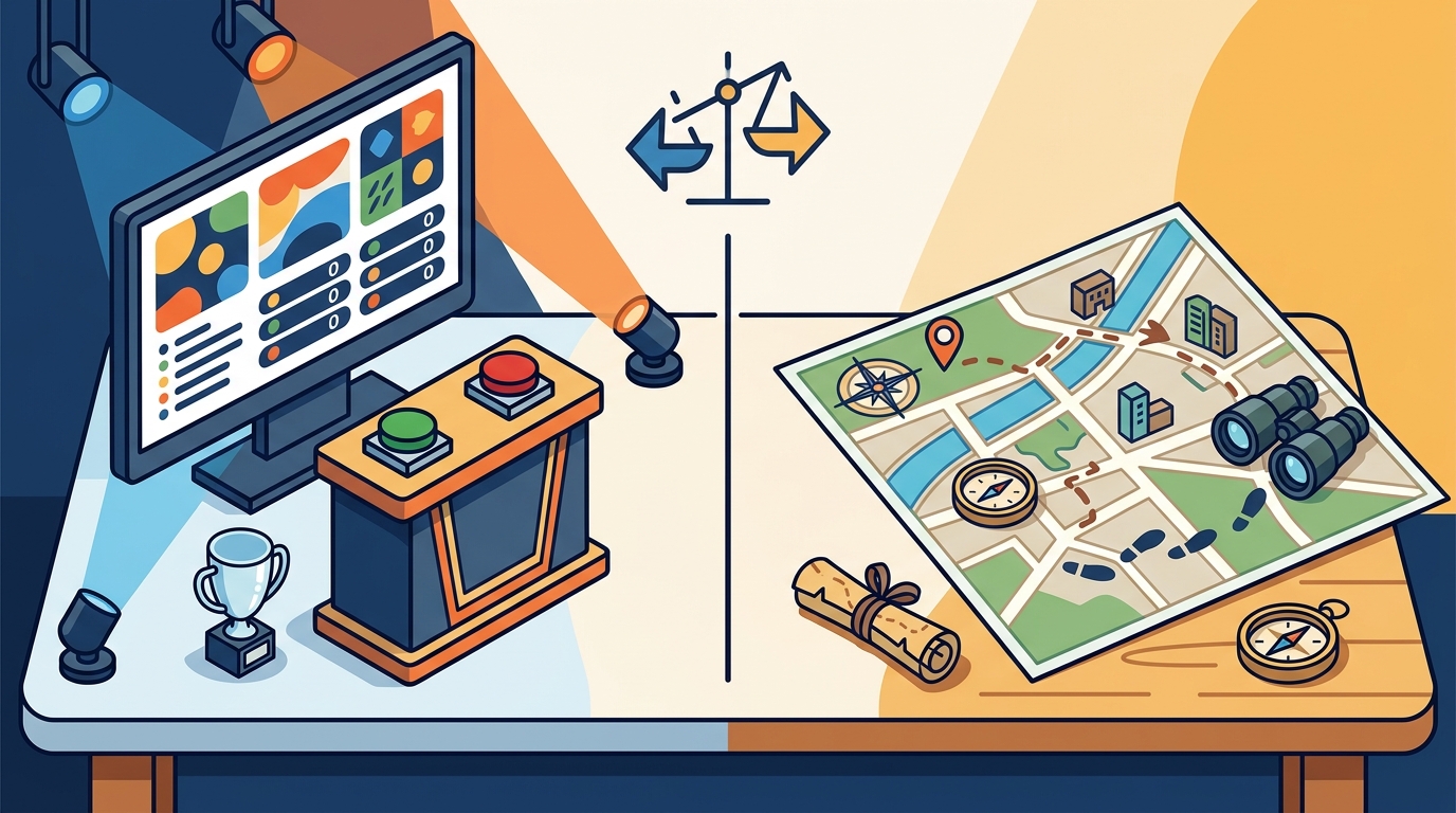 Corporate Game Shows vs. Outdoor City Scavenger Hunts for Team