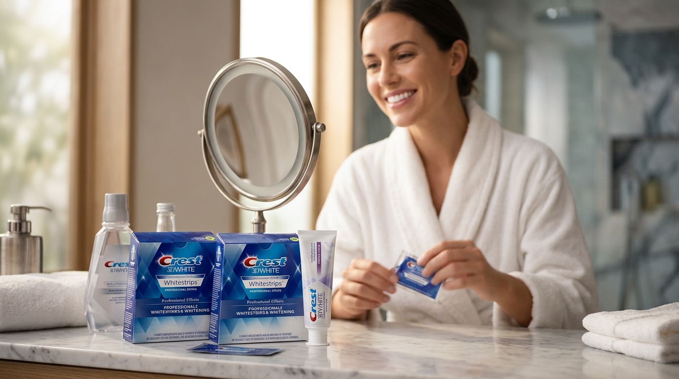 Do At-Home Whitening Strips Work on Stained Teeth? A Clinical &