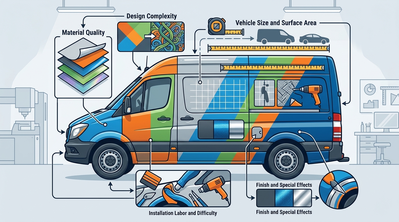 What Factors Influence the Total Cost of a Full Vehicle Wrap?