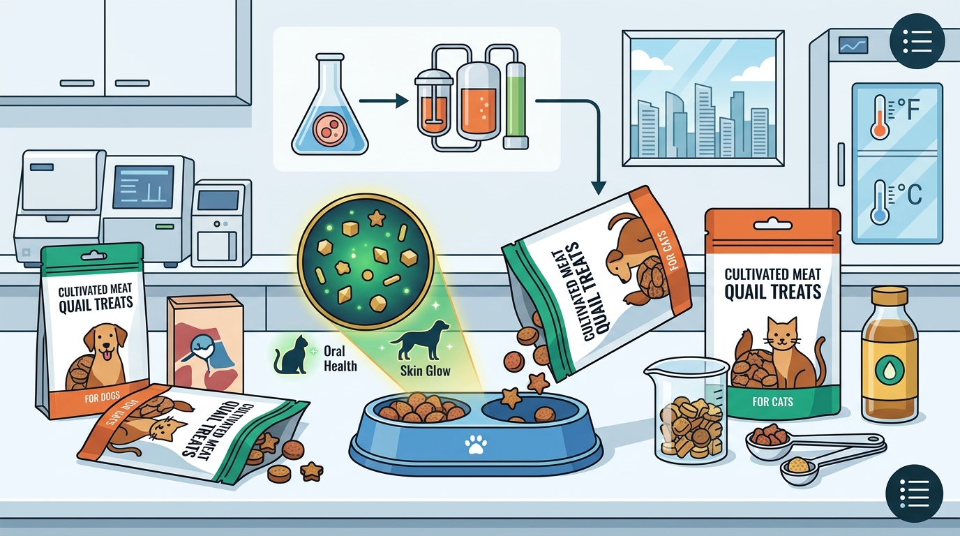Cultivated Meat Treats for Dogs and Cats: The Future of Pet Food