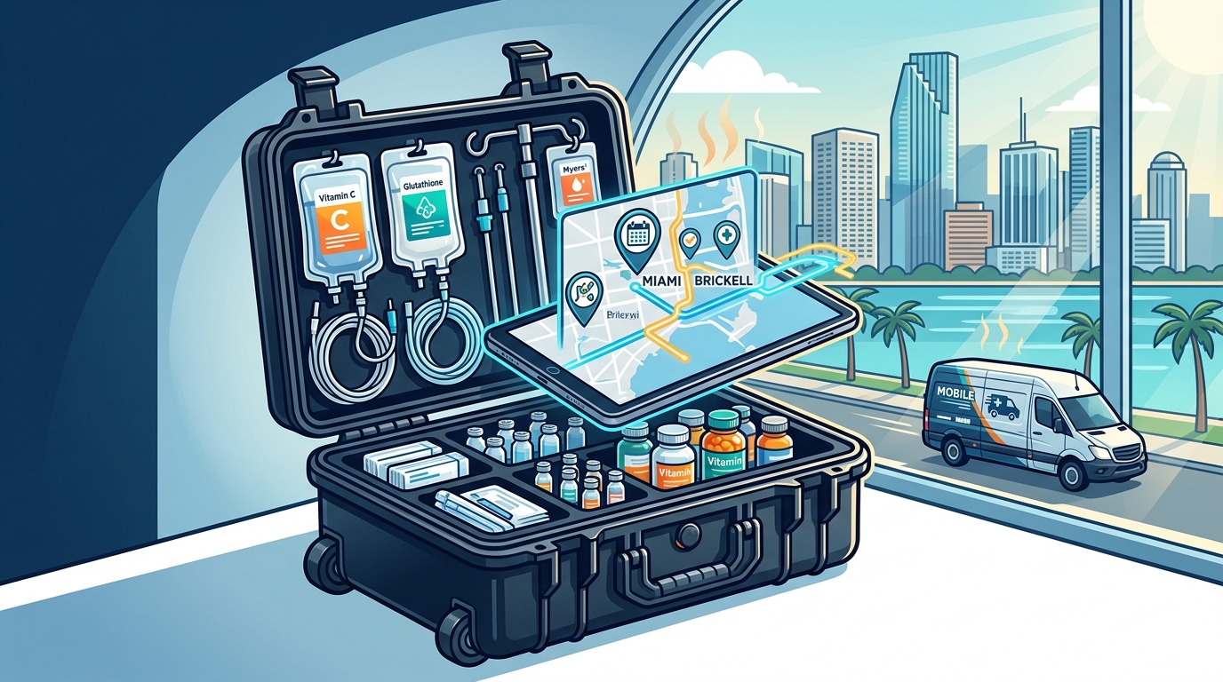 Mobile IV Therapy in Miami & Brickell: Top Providers & Benefits