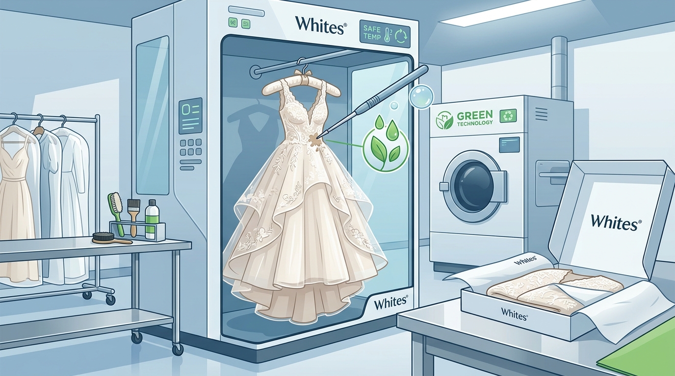 Professional Wedding Dress Cleaning in Dubai | Whites®