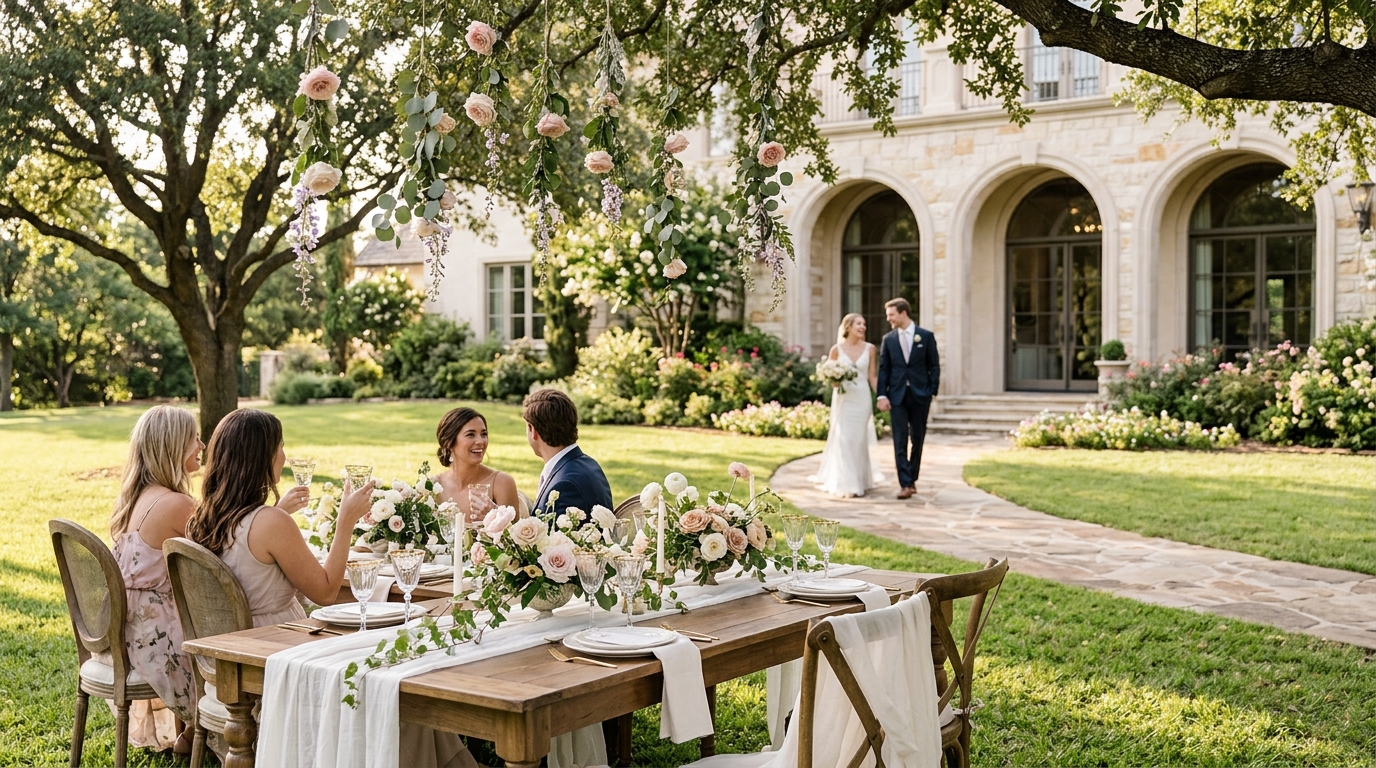 Romantic Garden Wedding Ideas for a Dallas Venue