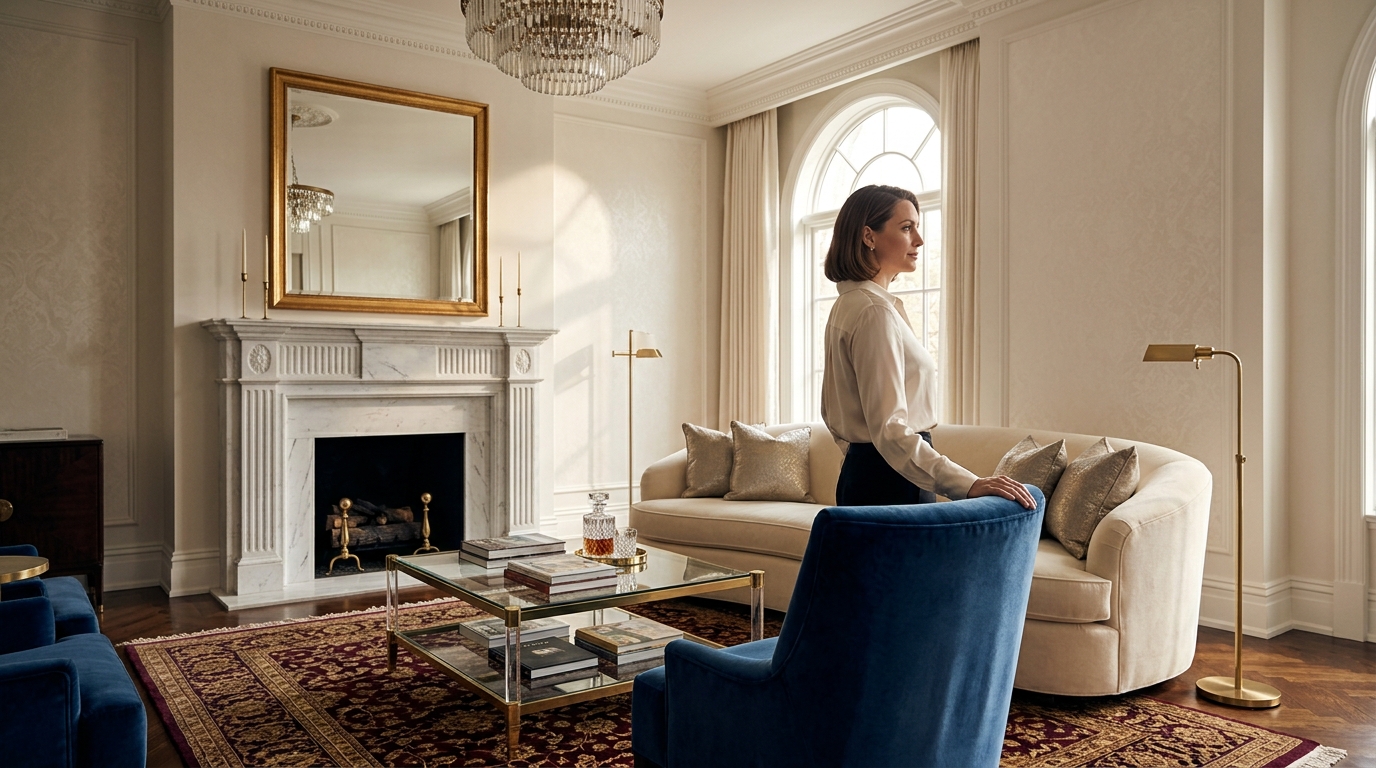 Hollywood Glamour & American Elegance in Luxury Interior Design