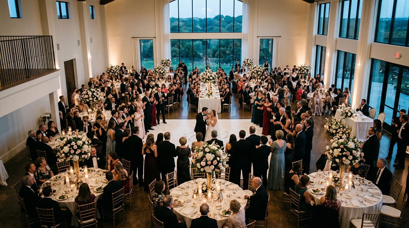 Advantages of Large Guest Count Wedding Venues in Dallas