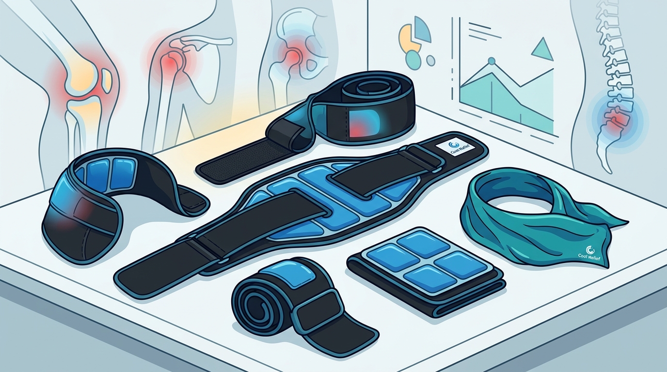 Compression Ice Wraps for Pain Relief: Body Parts & Guide