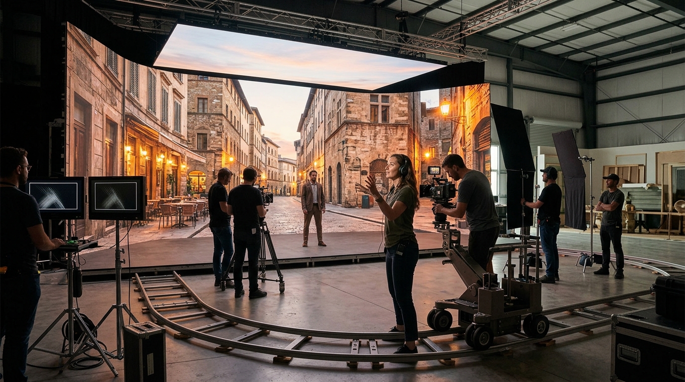 Film Multiple Locations in One Day with LED Volume Studios