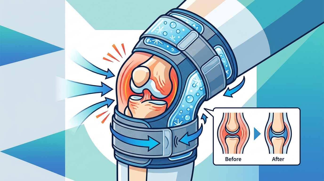Benefits of Compression Ice Wraps for Injury Relief