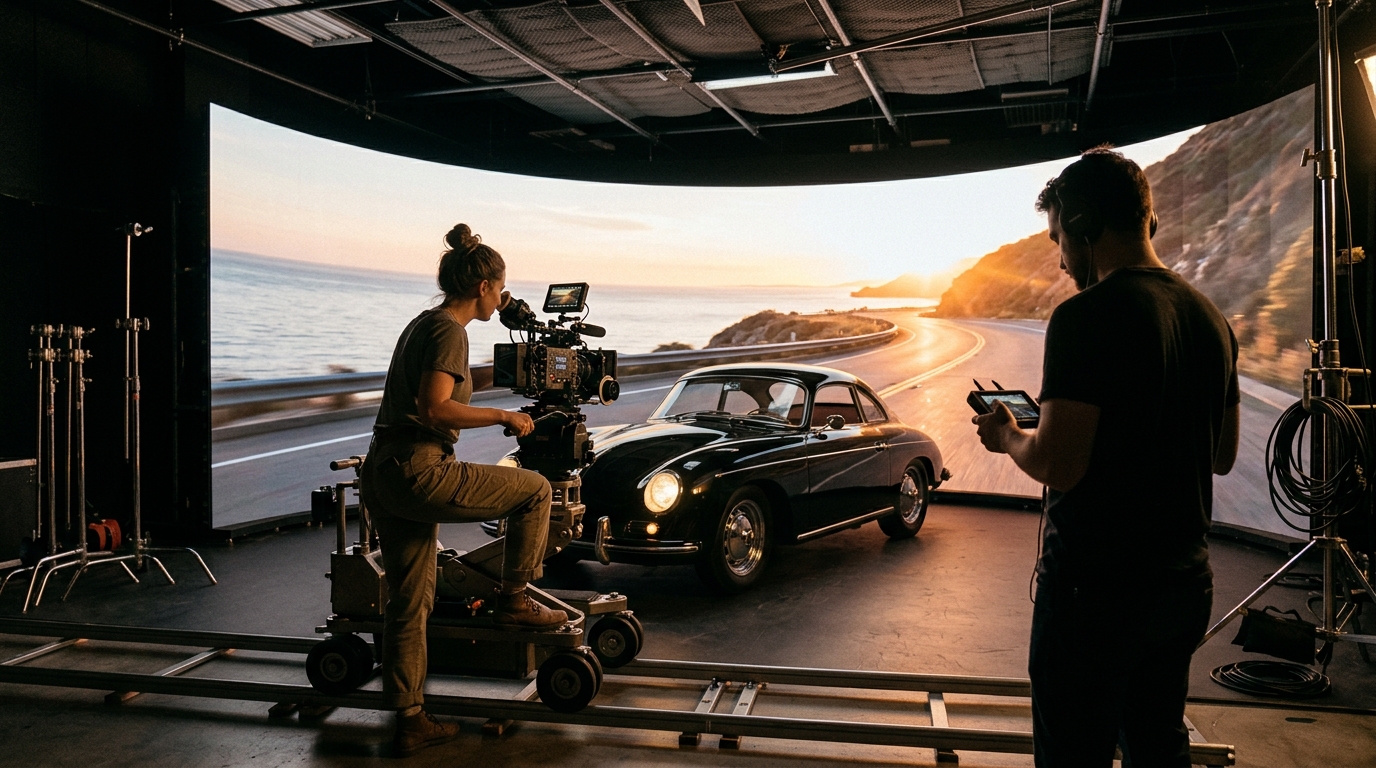 Shoot Car Scenes Without a Process Trailer: LED Volume Guide