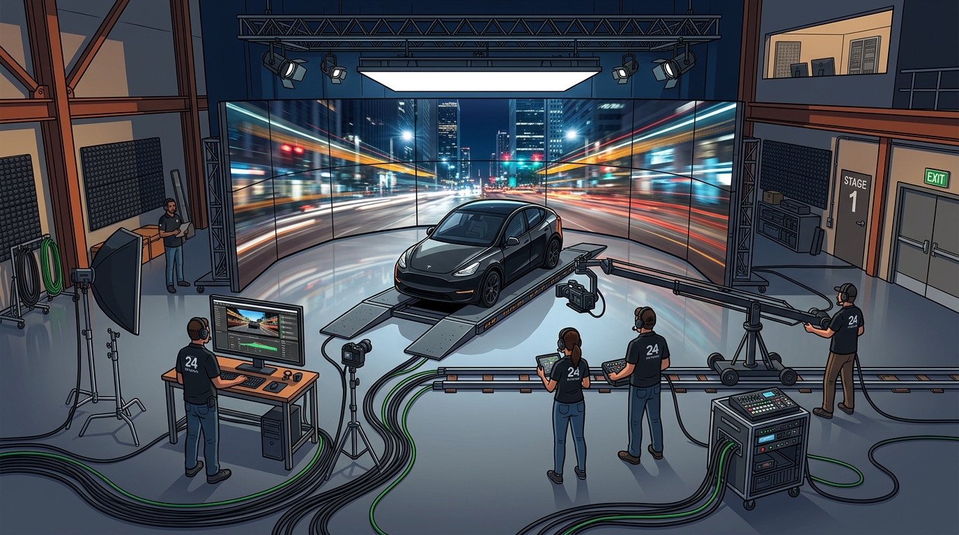Shoot Car Scenes Without a Process Trailer: LED Volume Guide