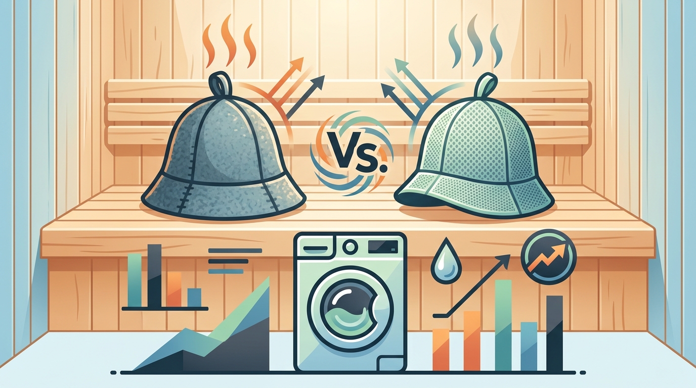 Best Machine-Washable Sauna Hat: Wool vs. Mesh Guide