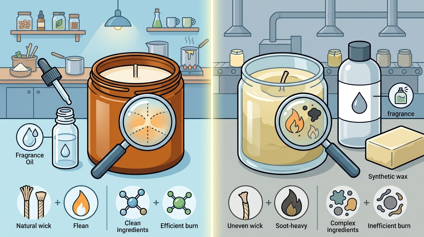 How to Compare Hand-Poured Candle Quality: A Buyer's Guide