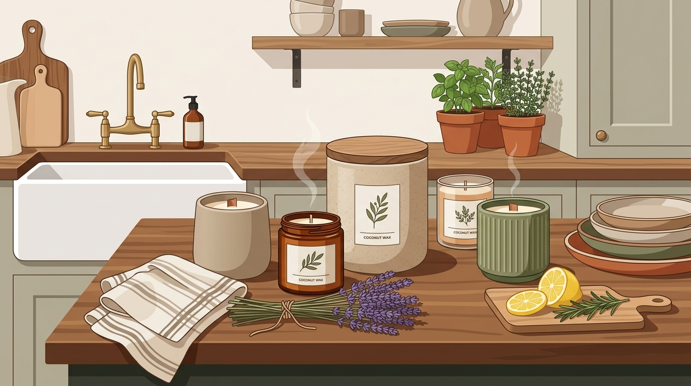 Best Farmhouse Kitchen Candles: Natural Scents for Cozy Vibes