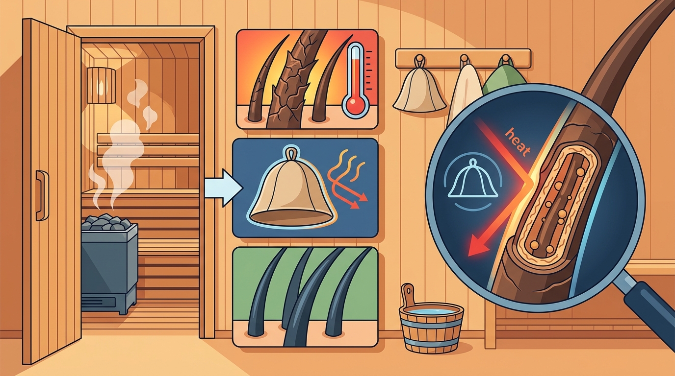 Best Sauna Accessories to Protect Hair from Heat Damage