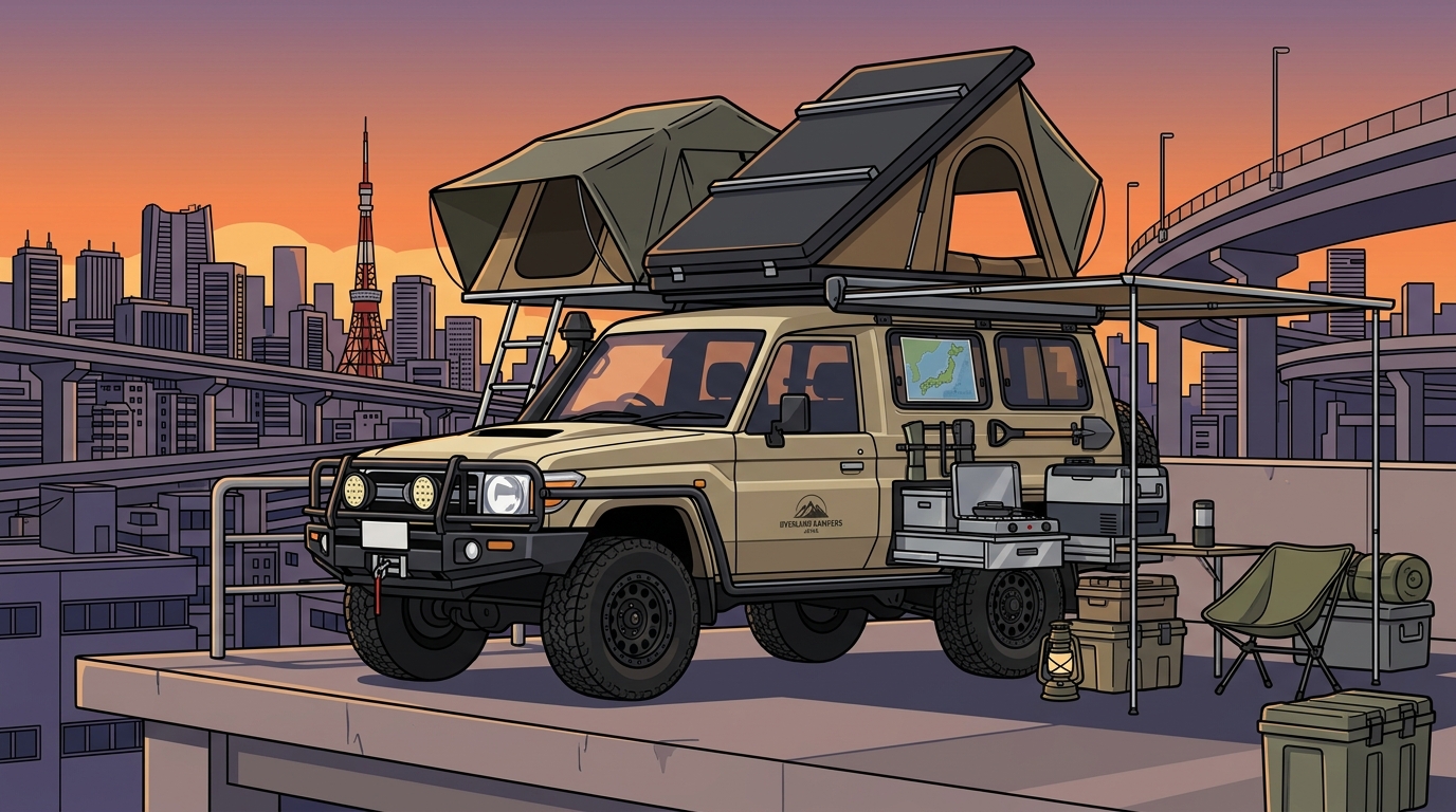 Stylish Overlanding Camper Van Rental in Tokyo | Overland Japan