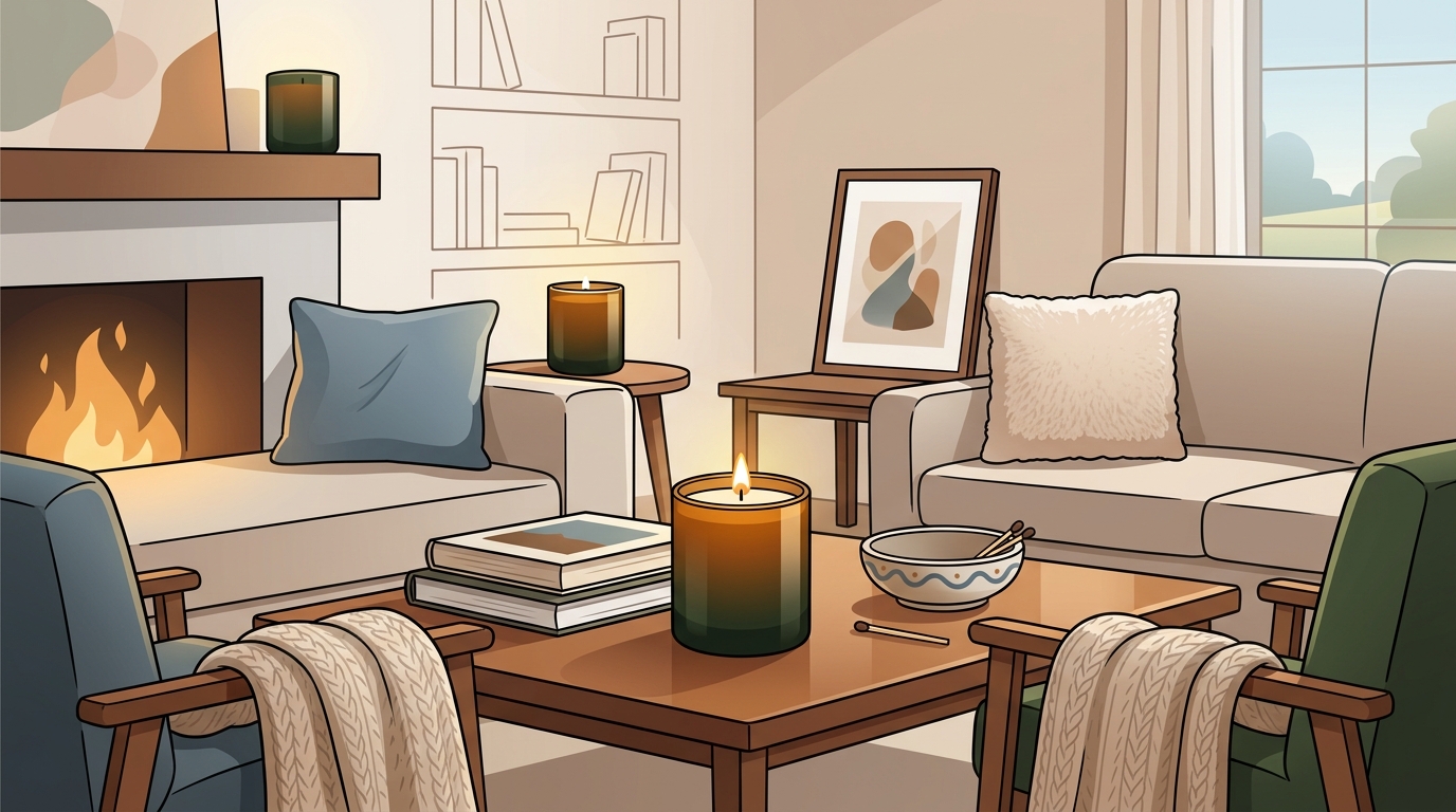 Best Handcrafted Candles for a Cozy Living Room Ambiance