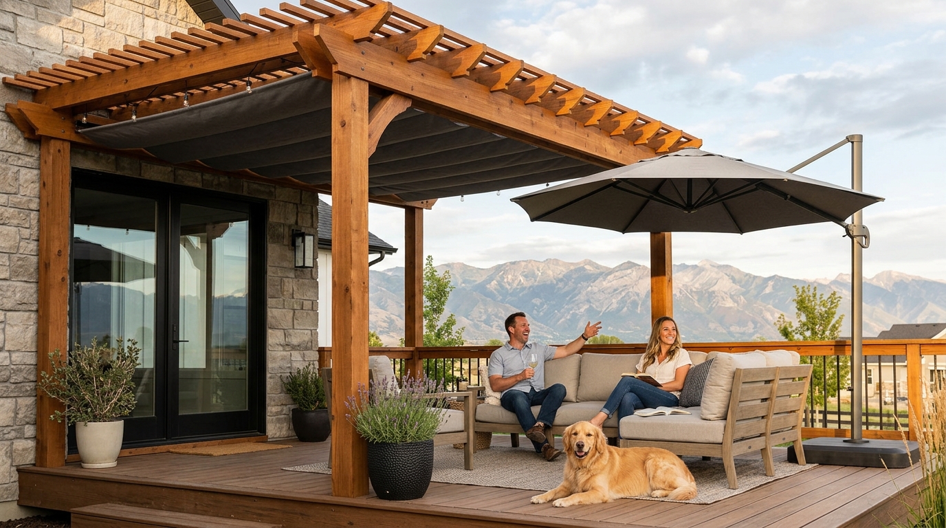 Pergola vs Awning vs Cantilever: Best Deck Cover for Utah