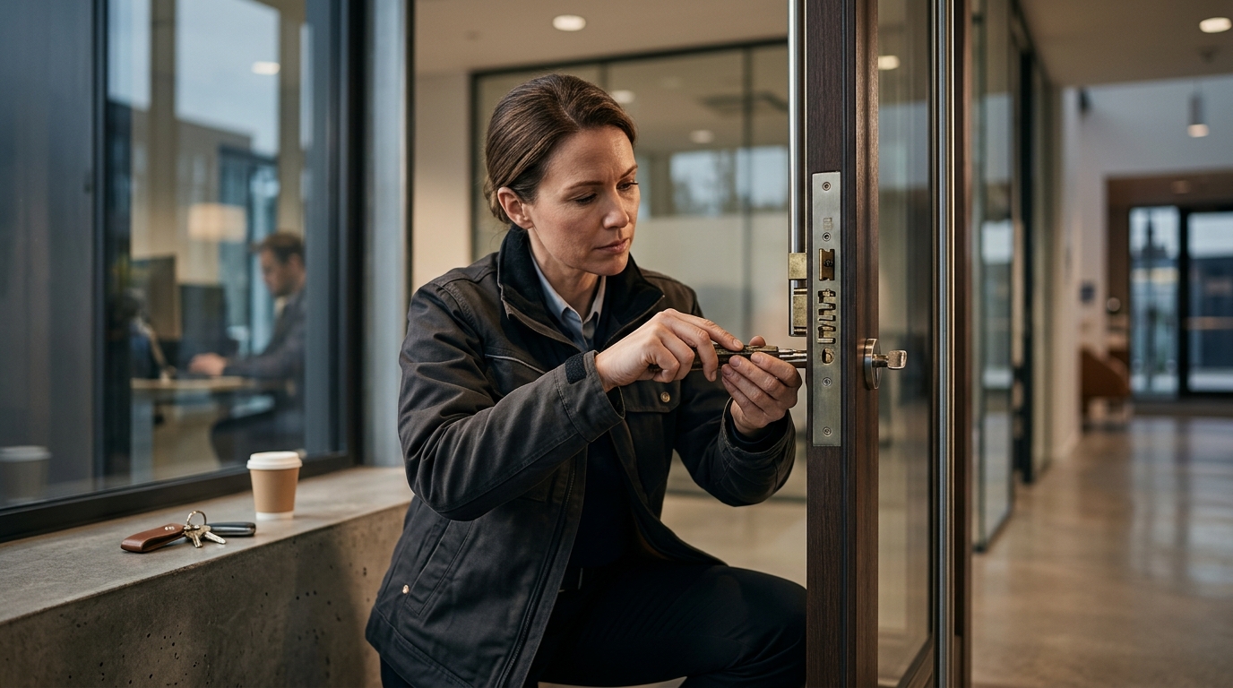 Can a Locksmith Repair High-Security Commercial Door Hardware?