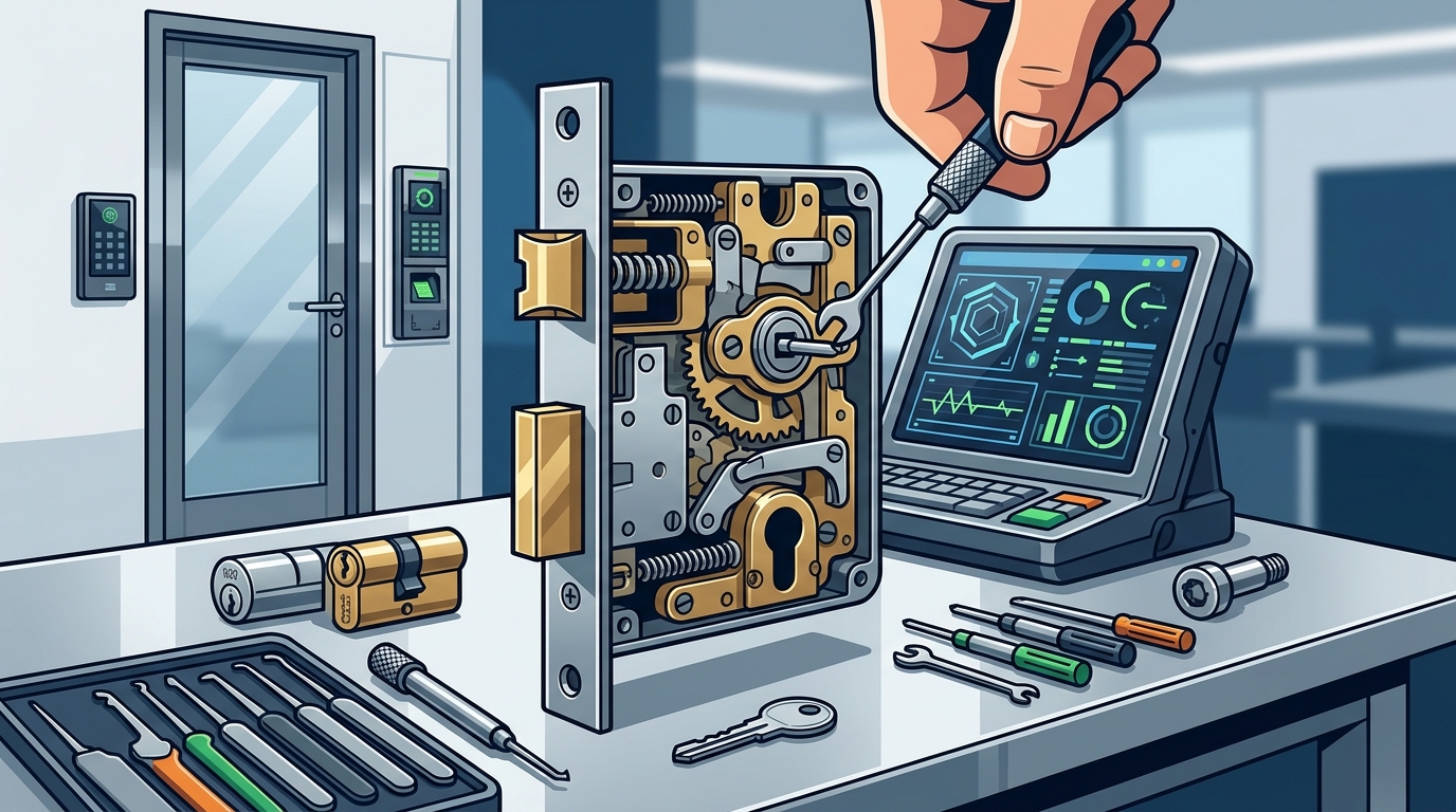 Can a Locksmith Repair High-Security Commercial Door Hardware?