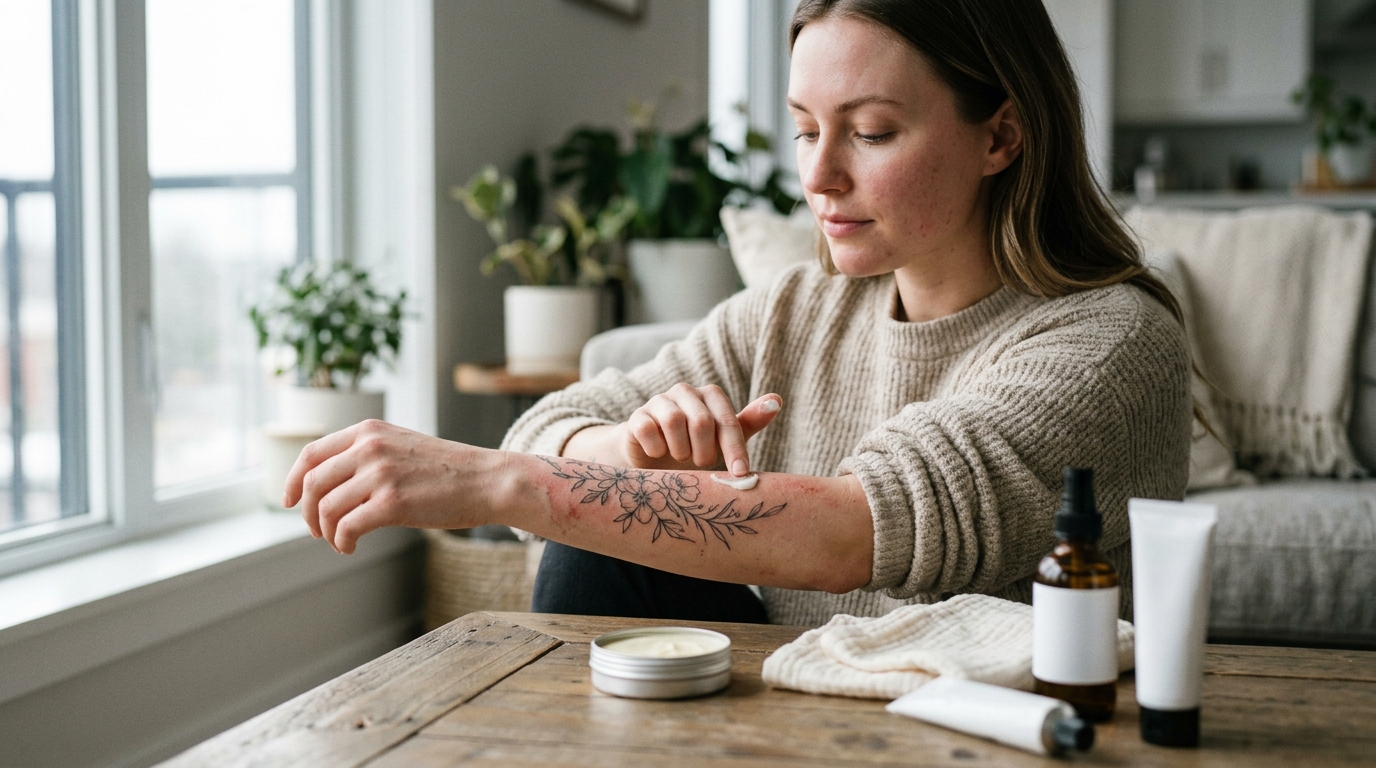 Sensitive Skin Tattoo Aftercare: A Gentle Healing Guide