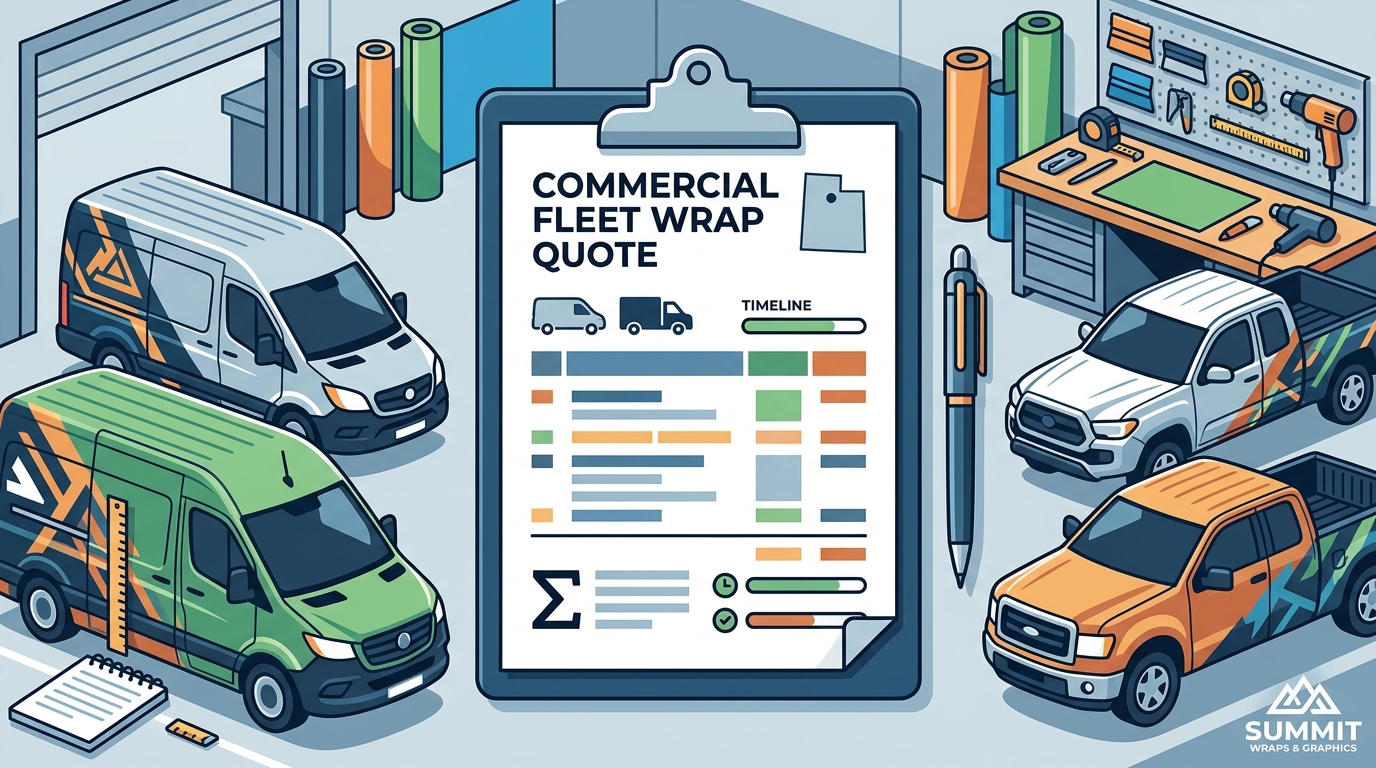 Commercial Fleet Wrap Quotes in Salt Lake County | Summit Wraps