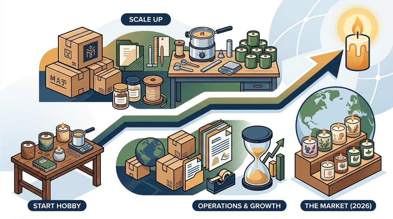 Turning Candle Hobby Into Business: 2026 Growth Guide
