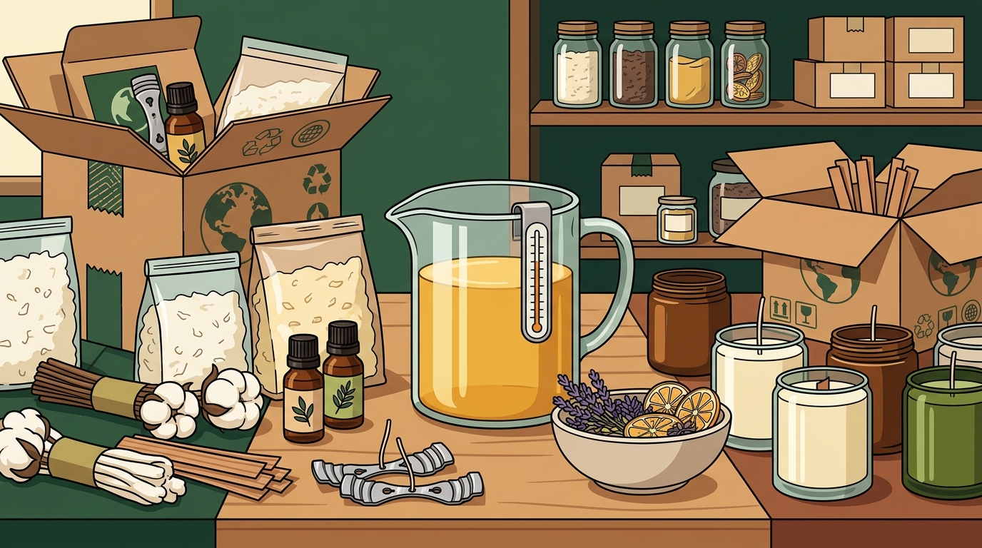 Where to Buy Eco-Friendly Candle Making Supplies Online