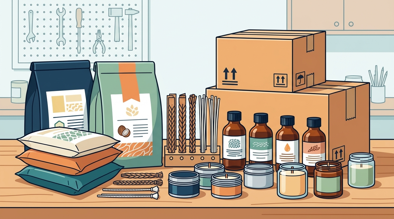 Where to Buy Candle Supplies for a Home-Based Business