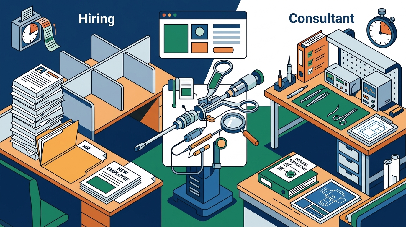 Medical Device Engineering Consultant vs. Full-Time Hiring