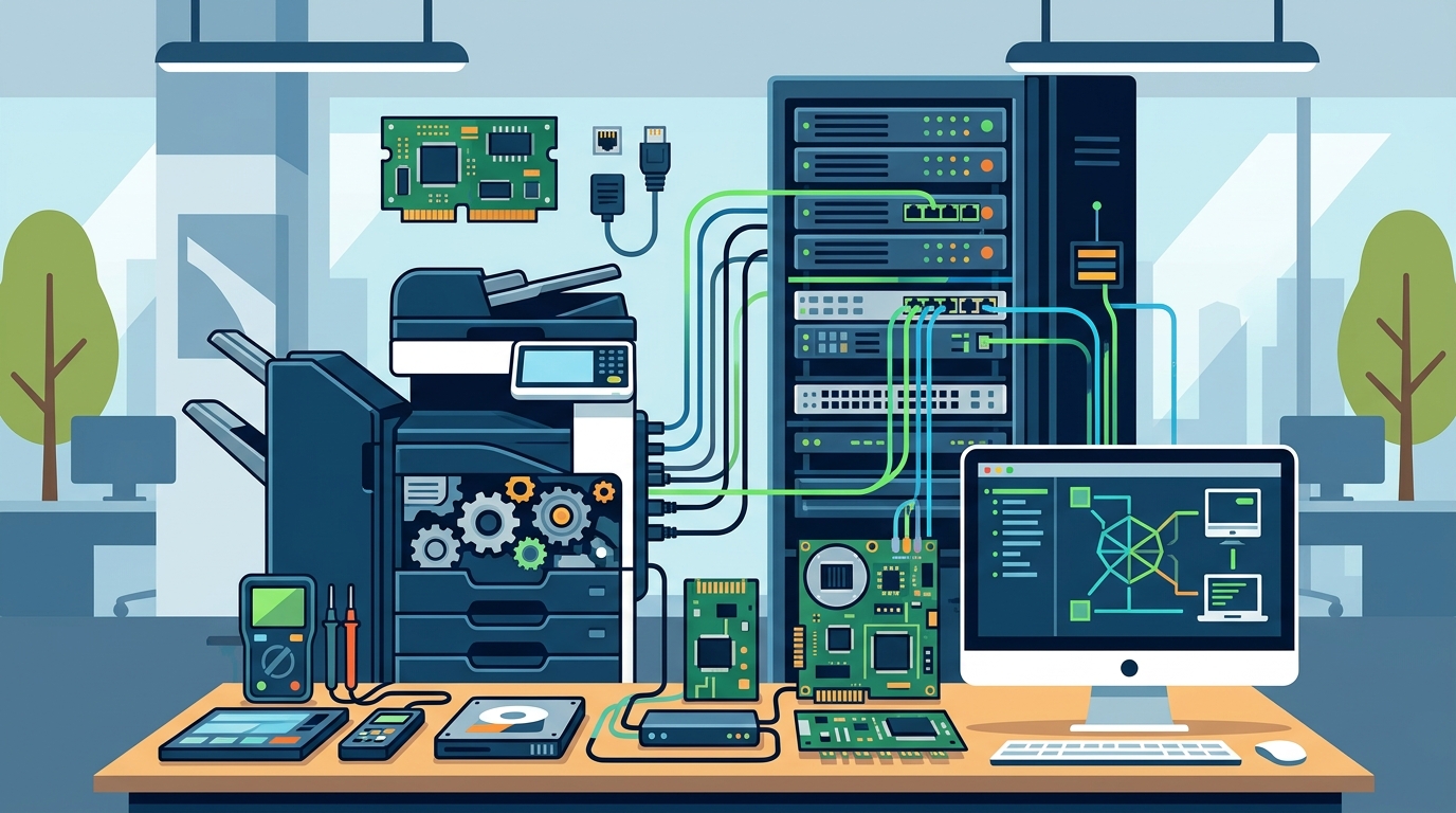 Printer Setup, Network Troubleshooting & Data Recovery in IN