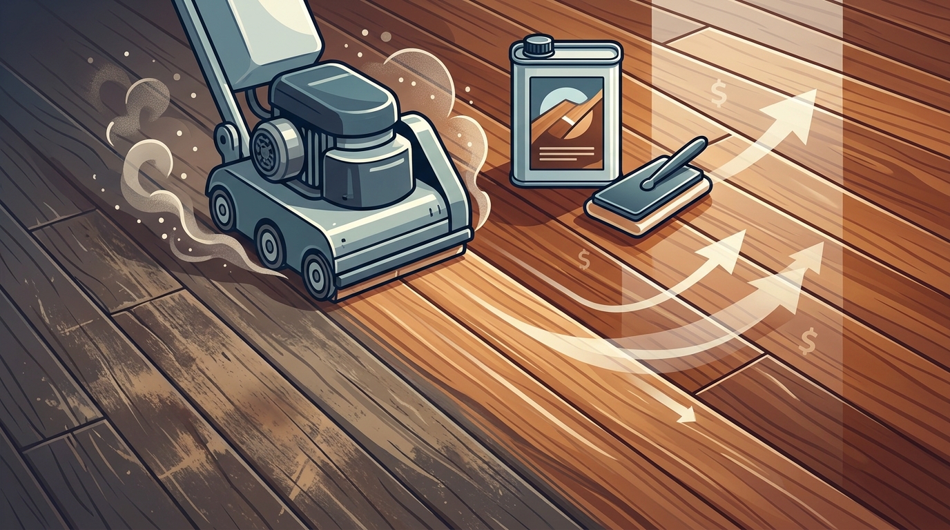 Benefits of Professional Hardwood Floor Sanding & Refinishing