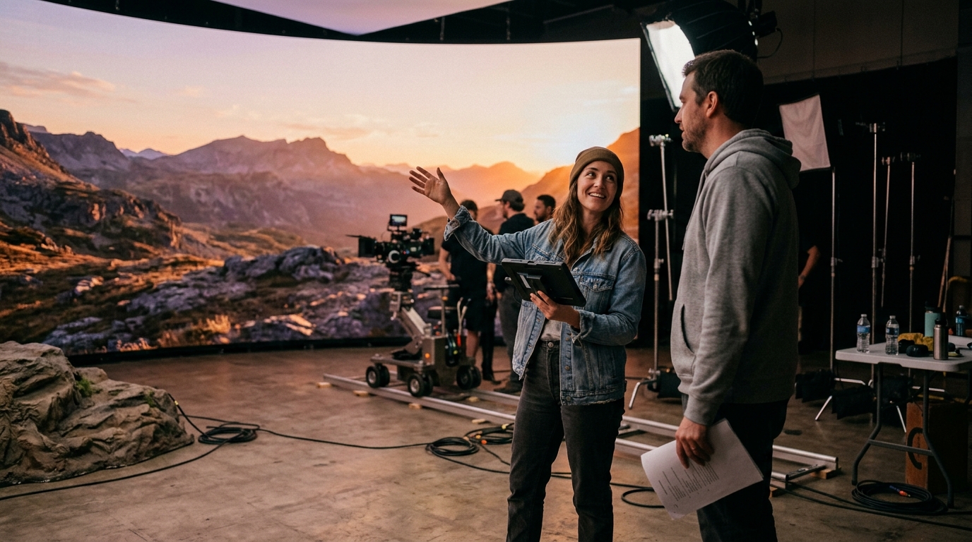 Film Multiple Locations in One Day with LED Volume Walls