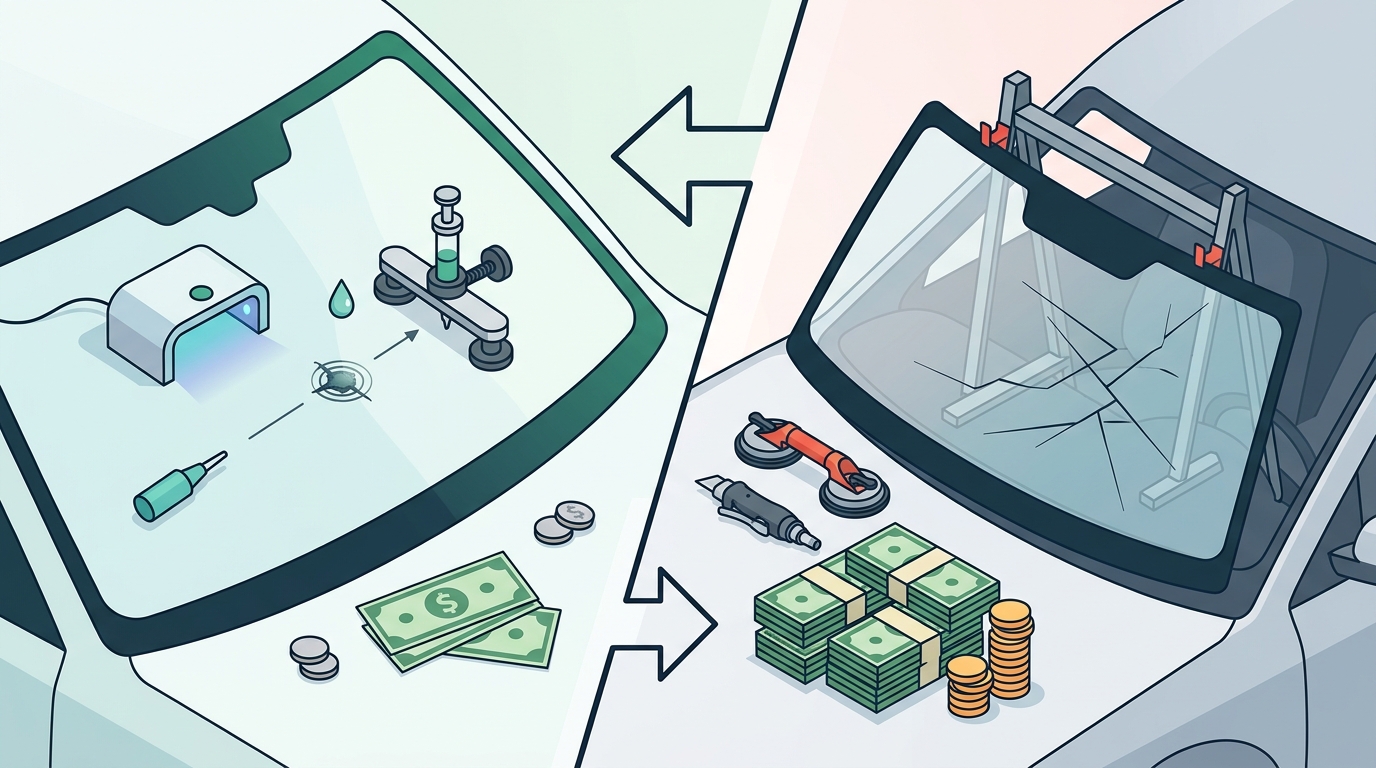 Windshield Repair vs. Replacement Cost: What You Need to Know