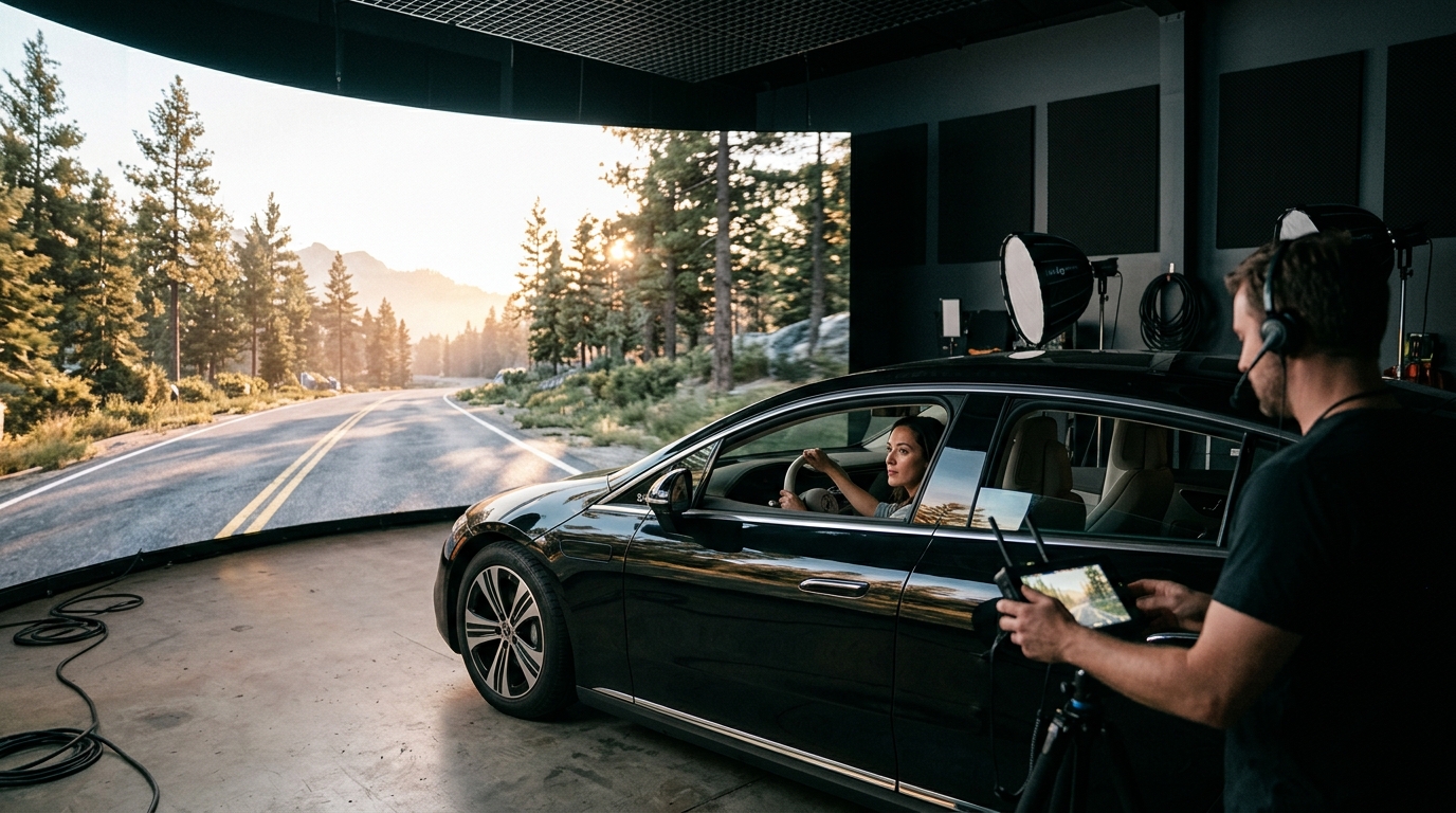 Shoot Car Scenes Without a Process Trailer: LED Volume Guide