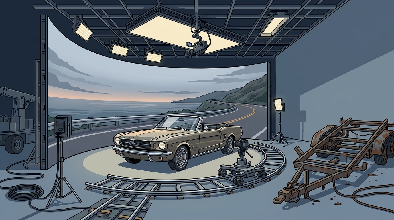 Shoot Car Scenes Without a Process Trailer: LED Volume Guide